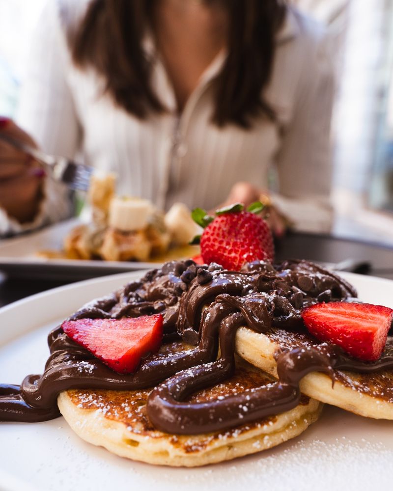 Pancake con fragole